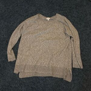 Market & Spruce 2XL gray sweater tunic.